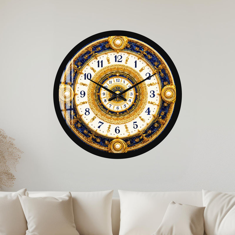 Royal Blue Opulence with black frame
