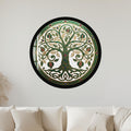 Pomegranate Tree Of Life with gold frame