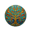 Jewel Mosaic Gold Tree product shot on white background