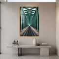 Emerald Railway Bridge with gold frame