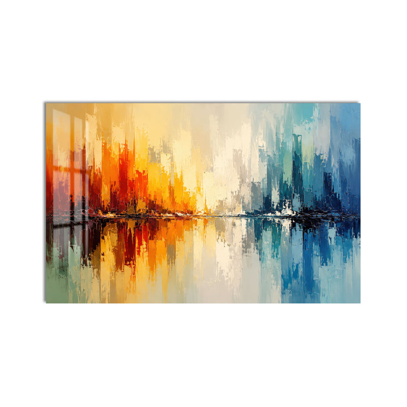 Fire and Ice Reflection product shot on white background