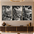 Lakeside Villa with silver frame