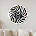 Monochrome Spiral with white frame