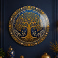 Golden Tree Of Life III — tempered glass, ultra HD print, ready to hang
