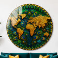 Peacock World Map lifestyle view