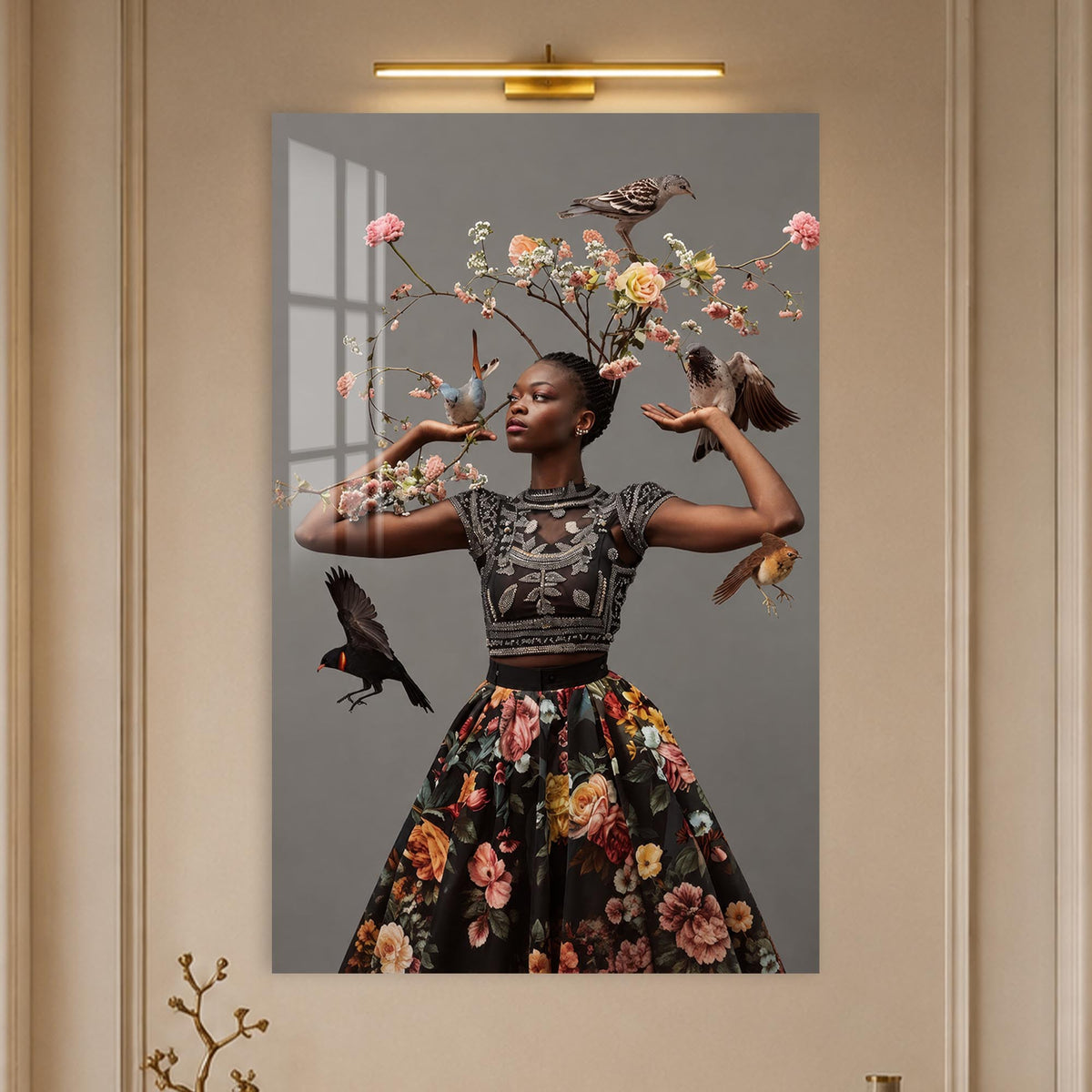 Birdsong Muse in a modern room