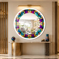 Butterfly Jewel Mosaic with white frame