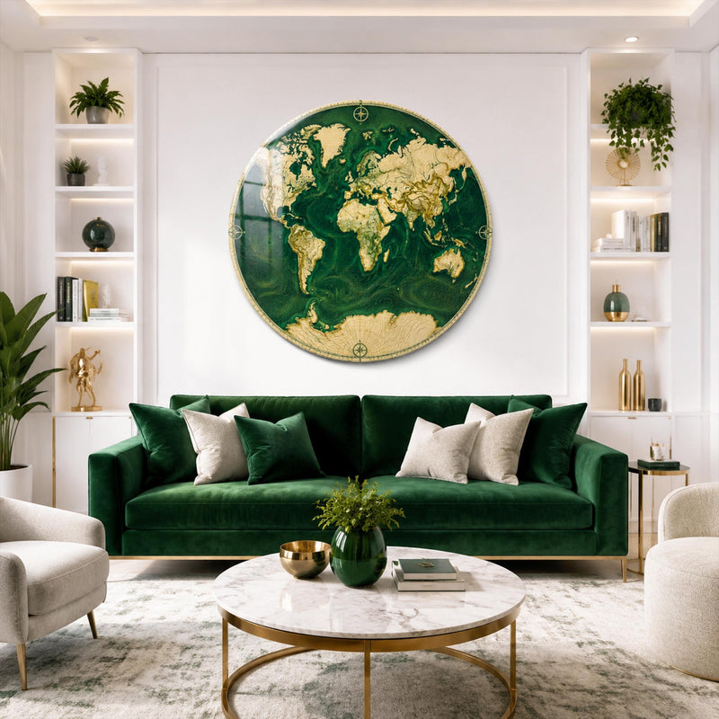 Emerald World Atlas lifestyle view