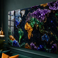 Crystal World Map lifestyle view