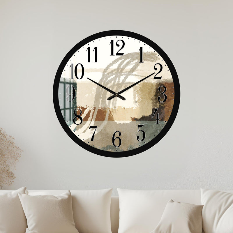 Neutral Abstract with black frame