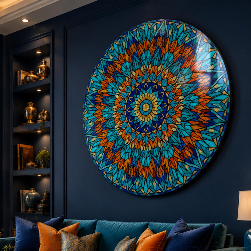 Crystal Flower Burst Mandala lifestyle view