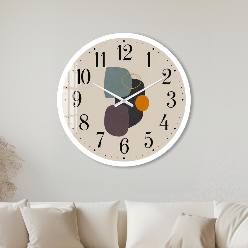 Modern Pebble Forms with white frame