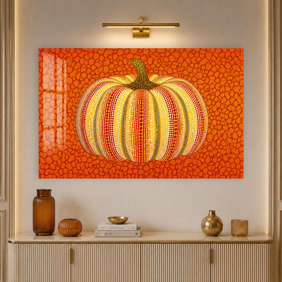 Dotted Harvest Pumpkin lifestyle view