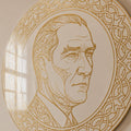 Golden Portrait Medallion lifestyle view