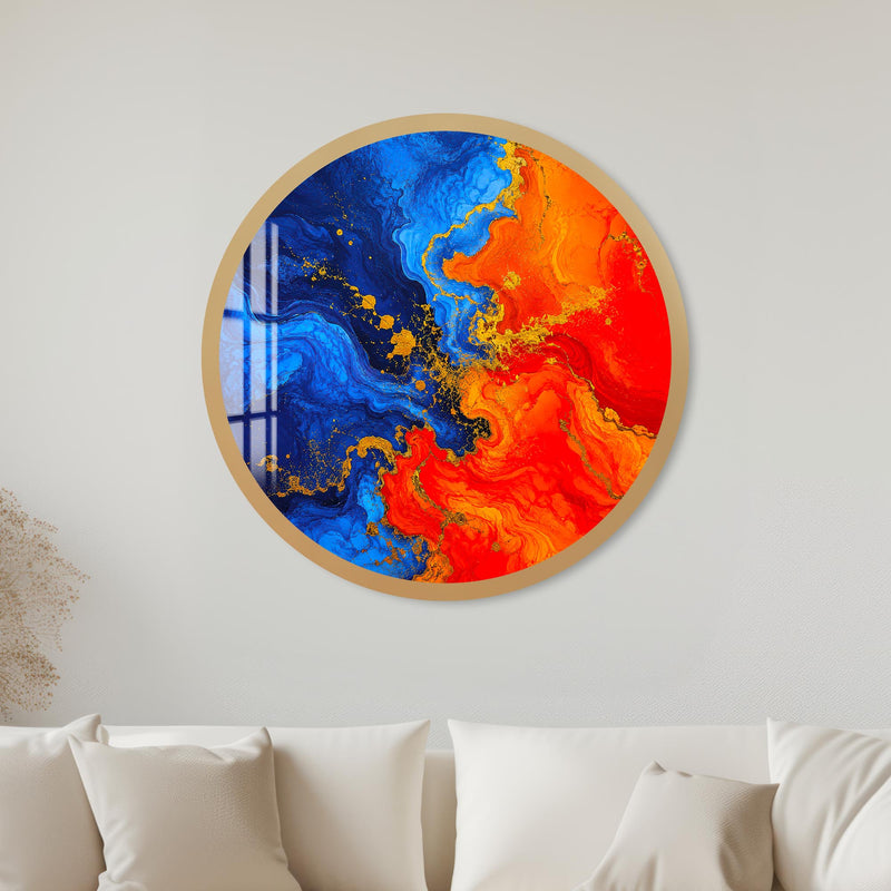 Molten Tides with gold frame