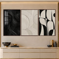 Abstract Curves with walnut frame