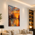 Rainy City Sunset angled lifestyle view