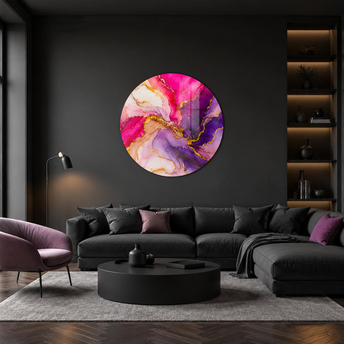Magenta Amethyst Flow lifestyle view
