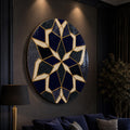 Navy Gold Star Tile Mosaic lifestyle view