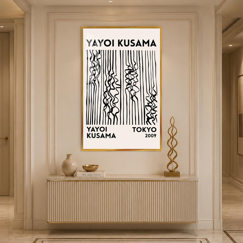 Tokyo Line Echoes with gold frame