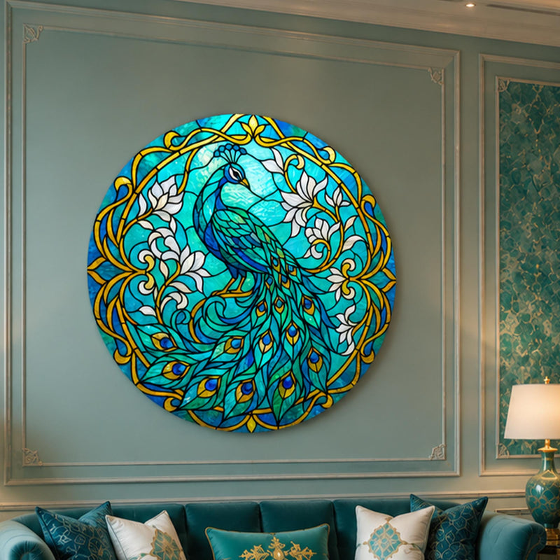 Turquoise Peacock And Magnolia lifestyle view