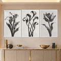 Monochrome Floral with white frame
