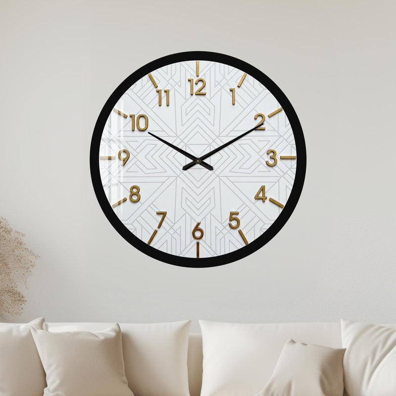 Golden Art Deco with black frame