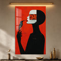 Artronauts Glass Print Floral Vision Glass Wall Art