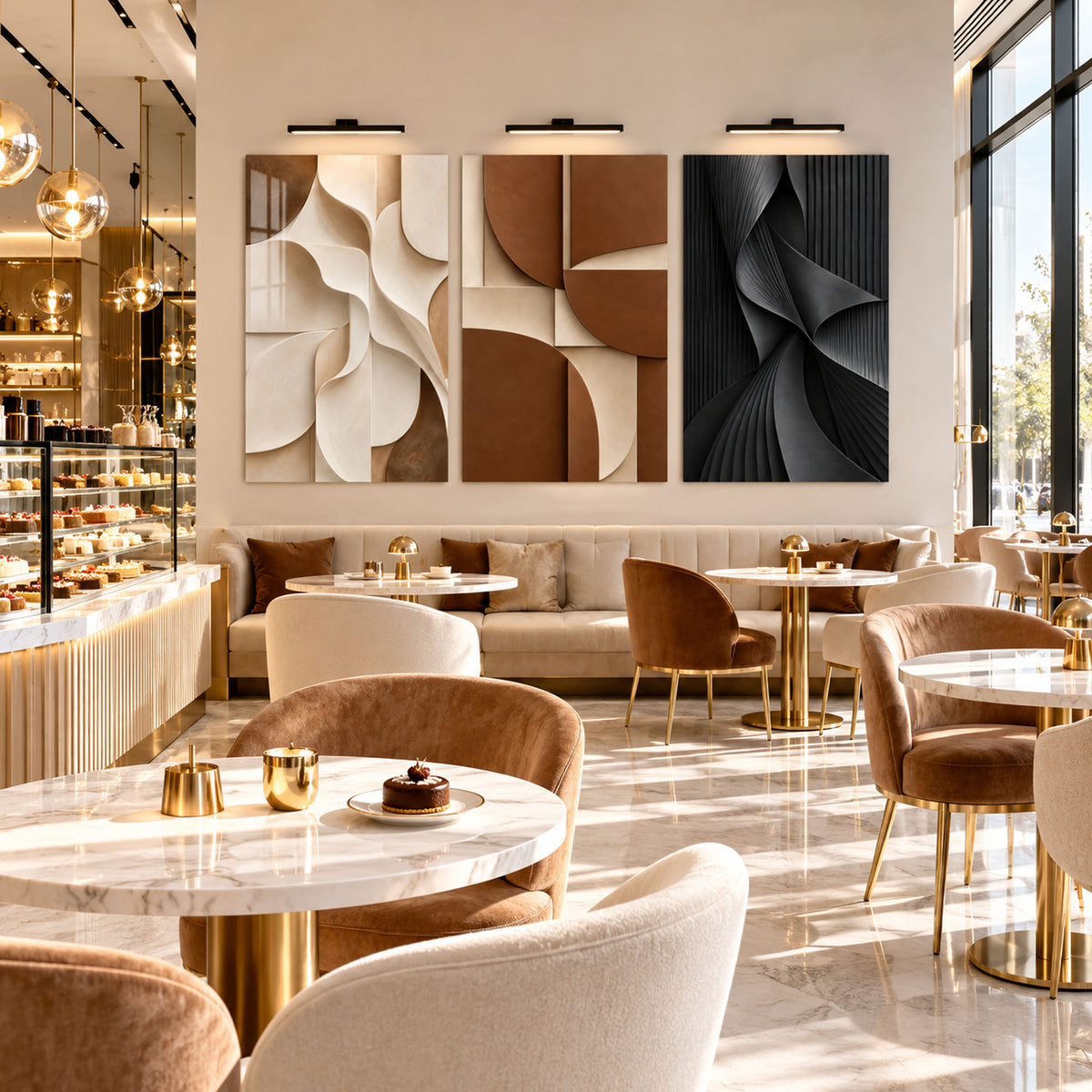 Sculptural Curves lifestyle view