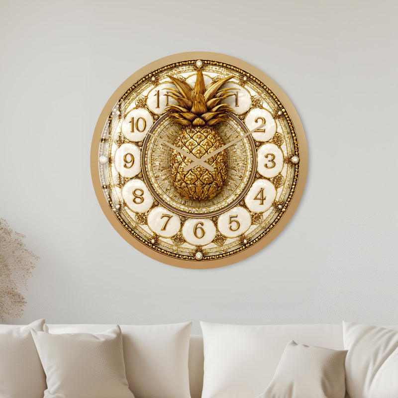 Regal Golden Pineapple with gold frame