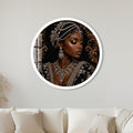 Jeweled Midnight Majesty with white frame