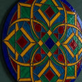 Leaded Glass Star Cross lifestyle view