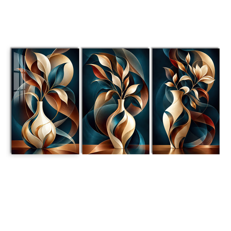 Golden Botanical Vase lifestyle view
