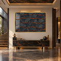 Molten Stone with gold frame