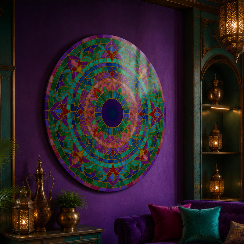 Jewel Tone Gold Leaded Lotus lifestyle view