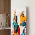 Artronauts Glass Print Chromatic City Blocks Glass Wall Art