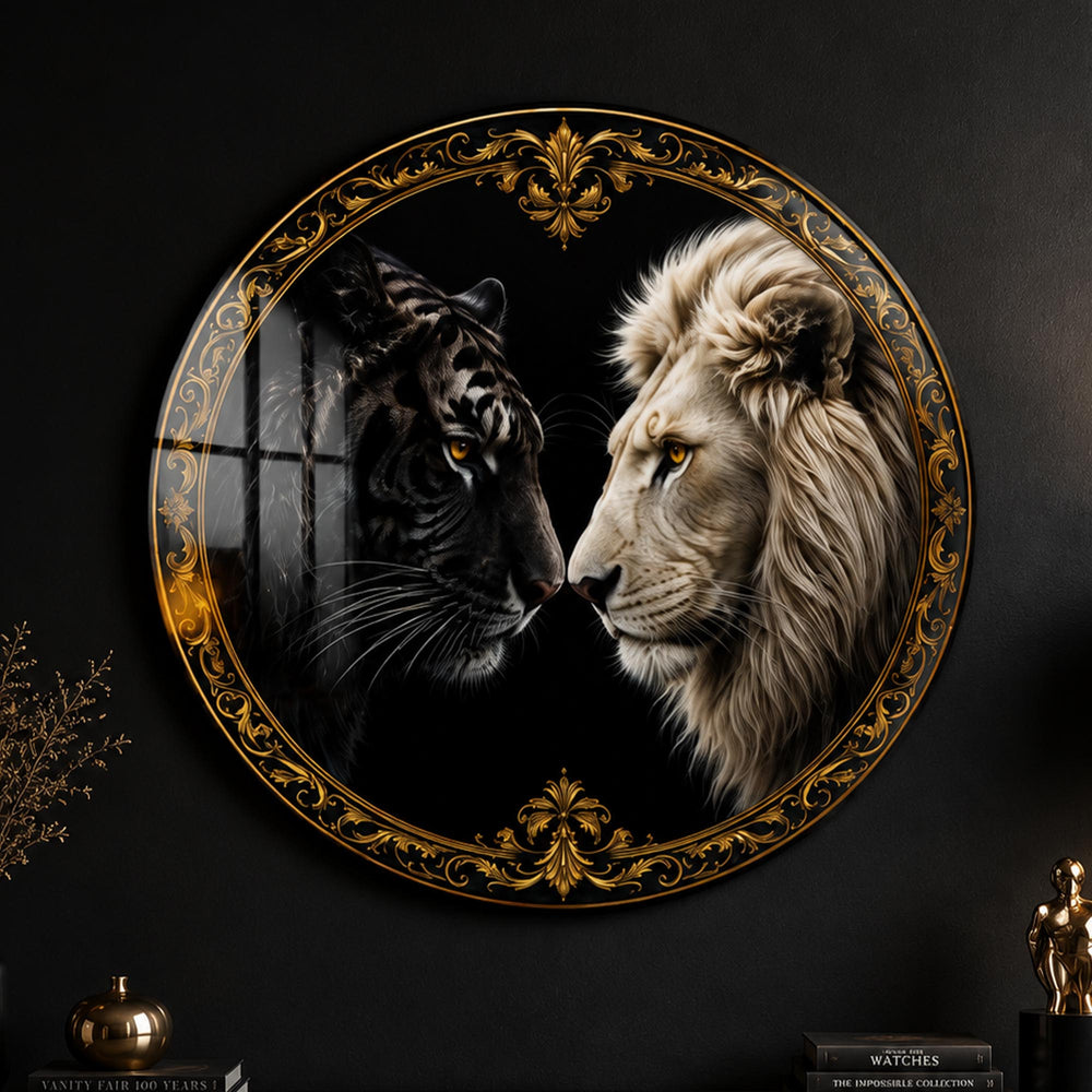 Lion And Tiger Portrait lifestyle view
