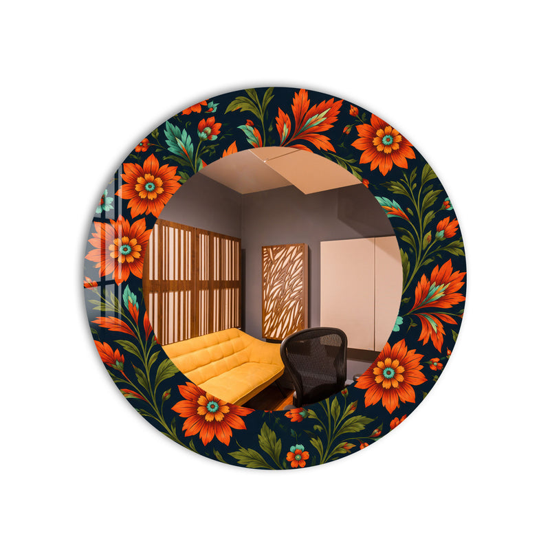Midnight Orange Blooms product shot on white background
