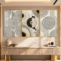 Golden Circle with gold frame