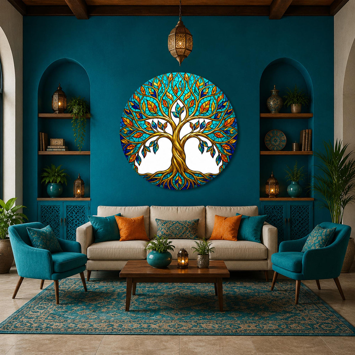 Autumn Gold Tree Of Life lifestyle view