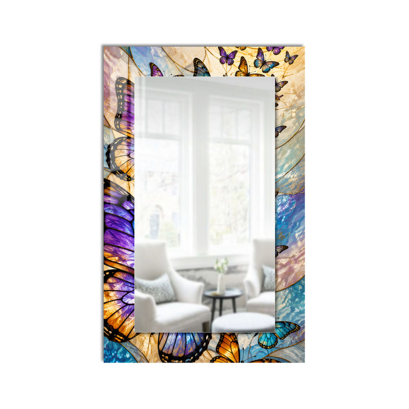 Butterfly Mosaic product shot on white background