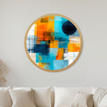 Urban Color Blocks with gold frame