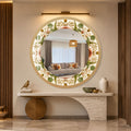 Pressed Botanical Wreath with gold frame