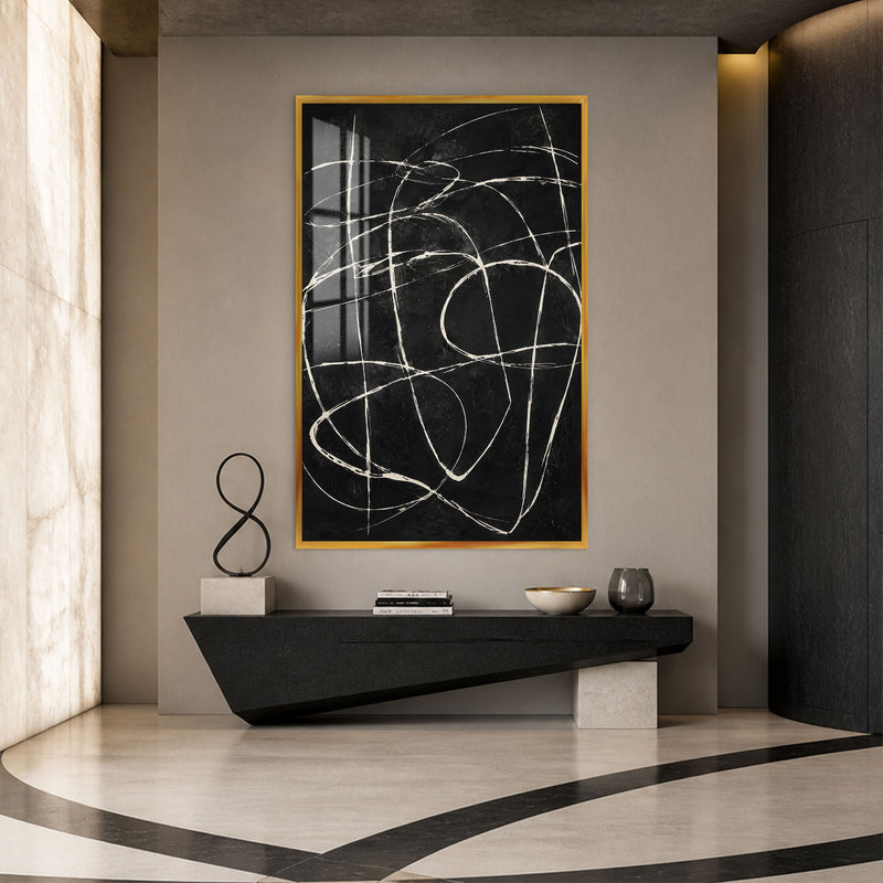 Midnight Motion with gold frame