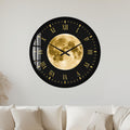 Golden Lunar Roman with black frame