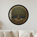 Celtic Gold Tree Of Life with black frame