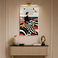 Seaside Serenity with silver frame