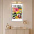 Kusama Floral Tokyo with white frame