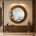Ornate Carved Elegance with gold frame