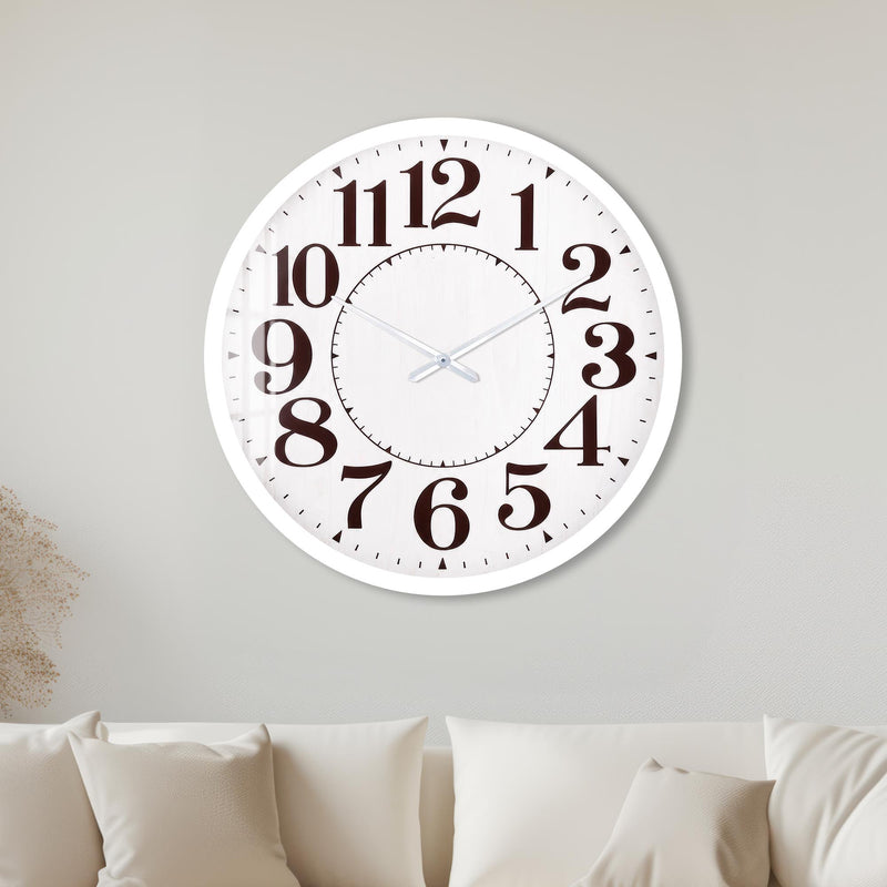 Vintage Oversized Numerals with white frame